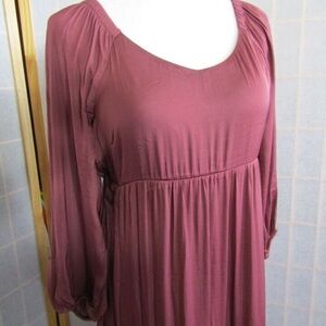 Soma Maxi Dress in Rich Burgundy